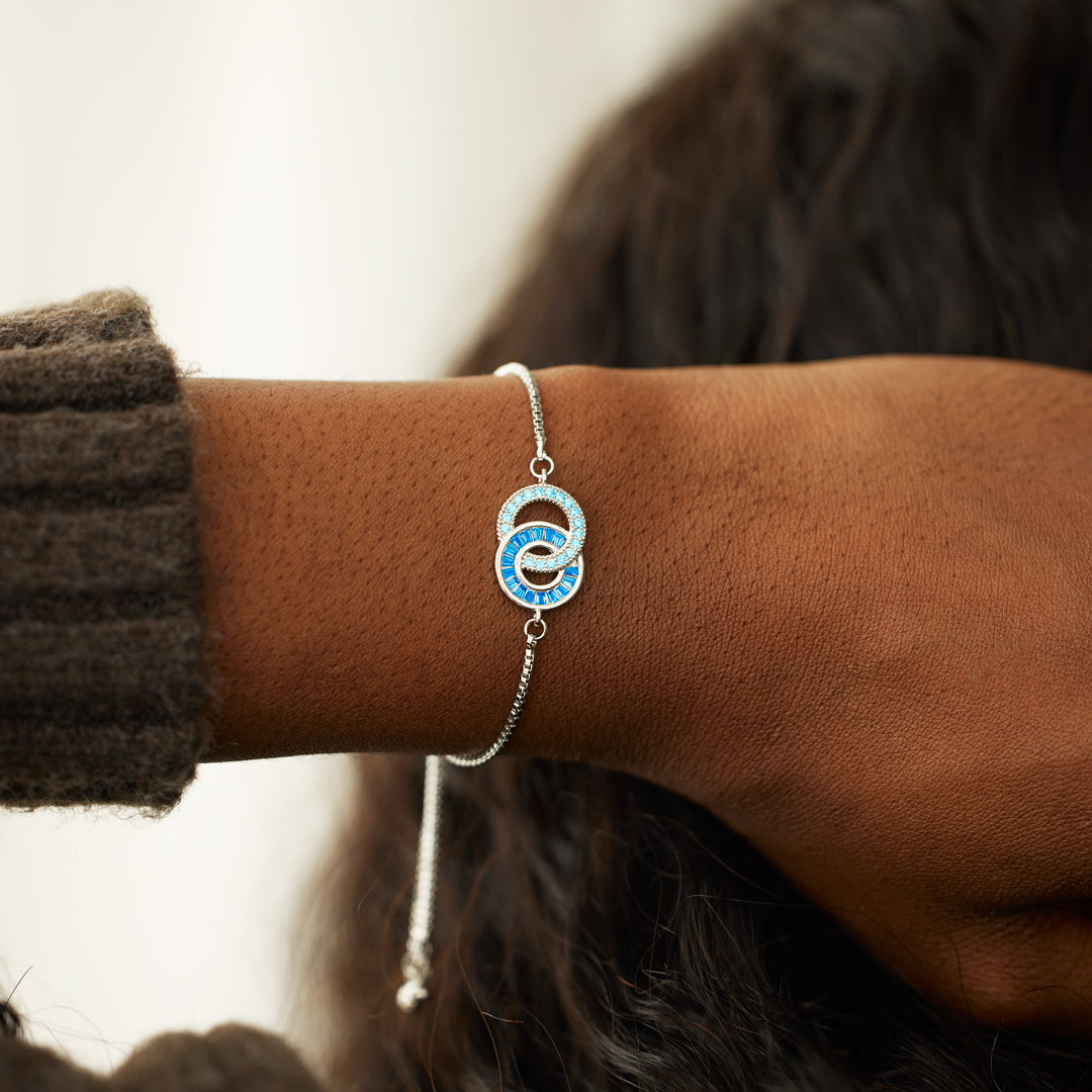 💝Mother & Daughter Link Circles Bracelet