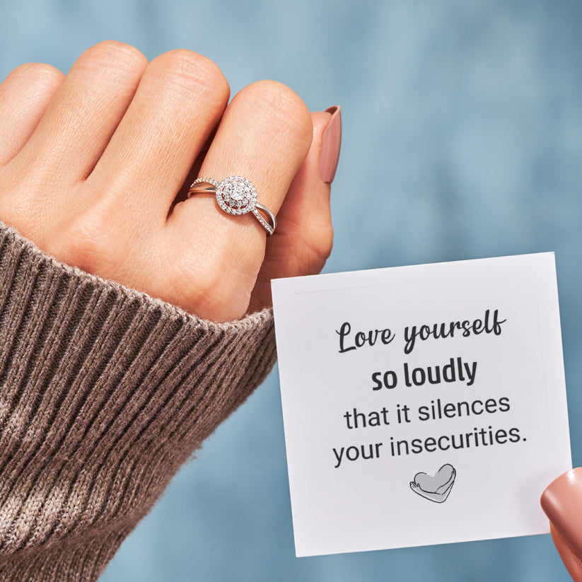 Love Yourself So Loudly Circle Ring