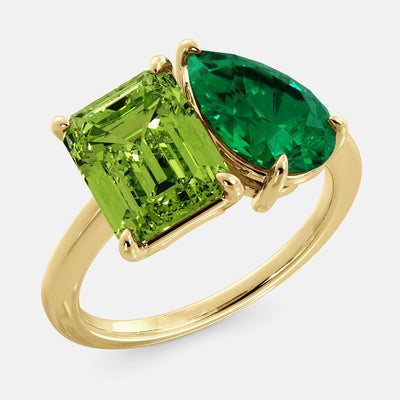 Enchanting Dual Birthstone Ring