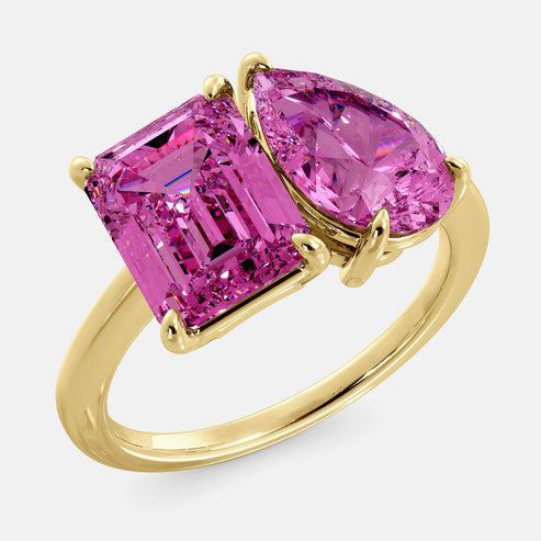 Enchanting Dual Birthstone Ring