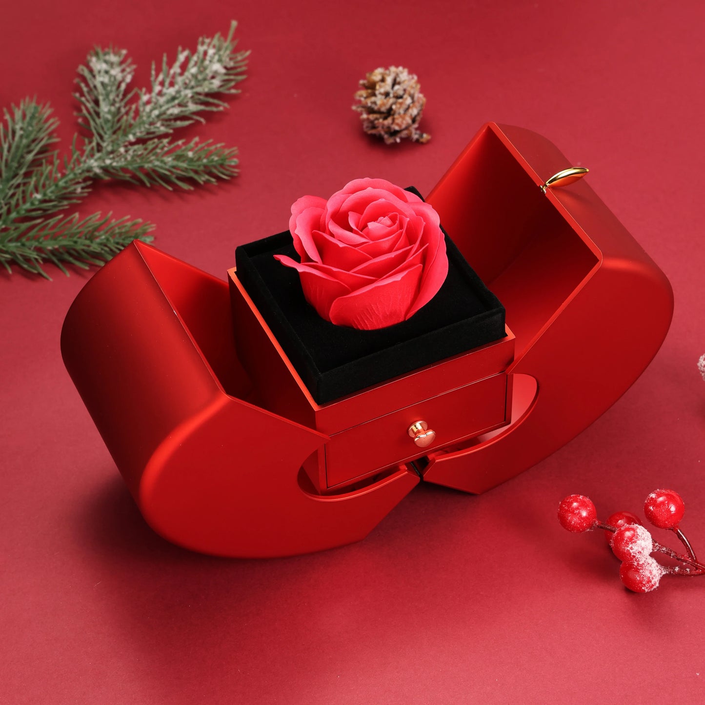 Unique Birth Flower and Birthstone Necklace