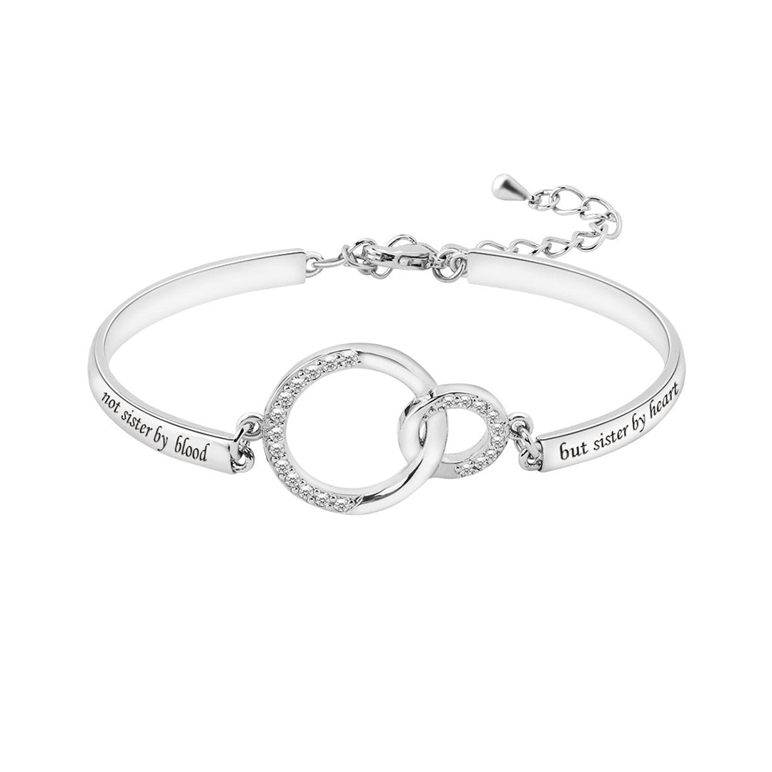 Not Sisters By Blood But Sisters By Heart Bracelet