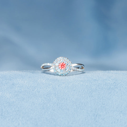 Two Color Birthstone Ring