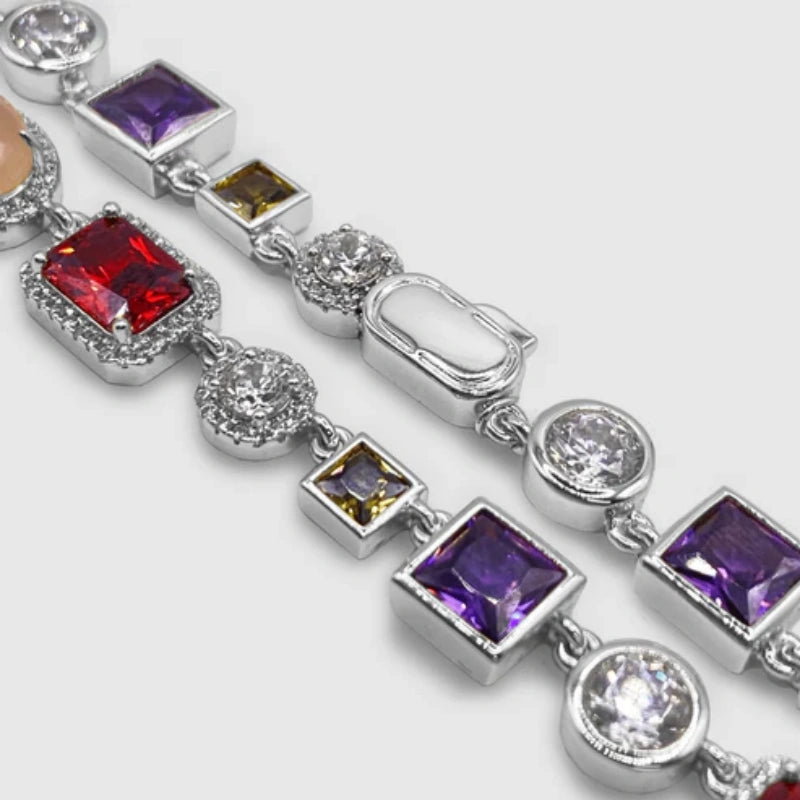 18K Gold AAA Cubic Zirconia Gemstone Set