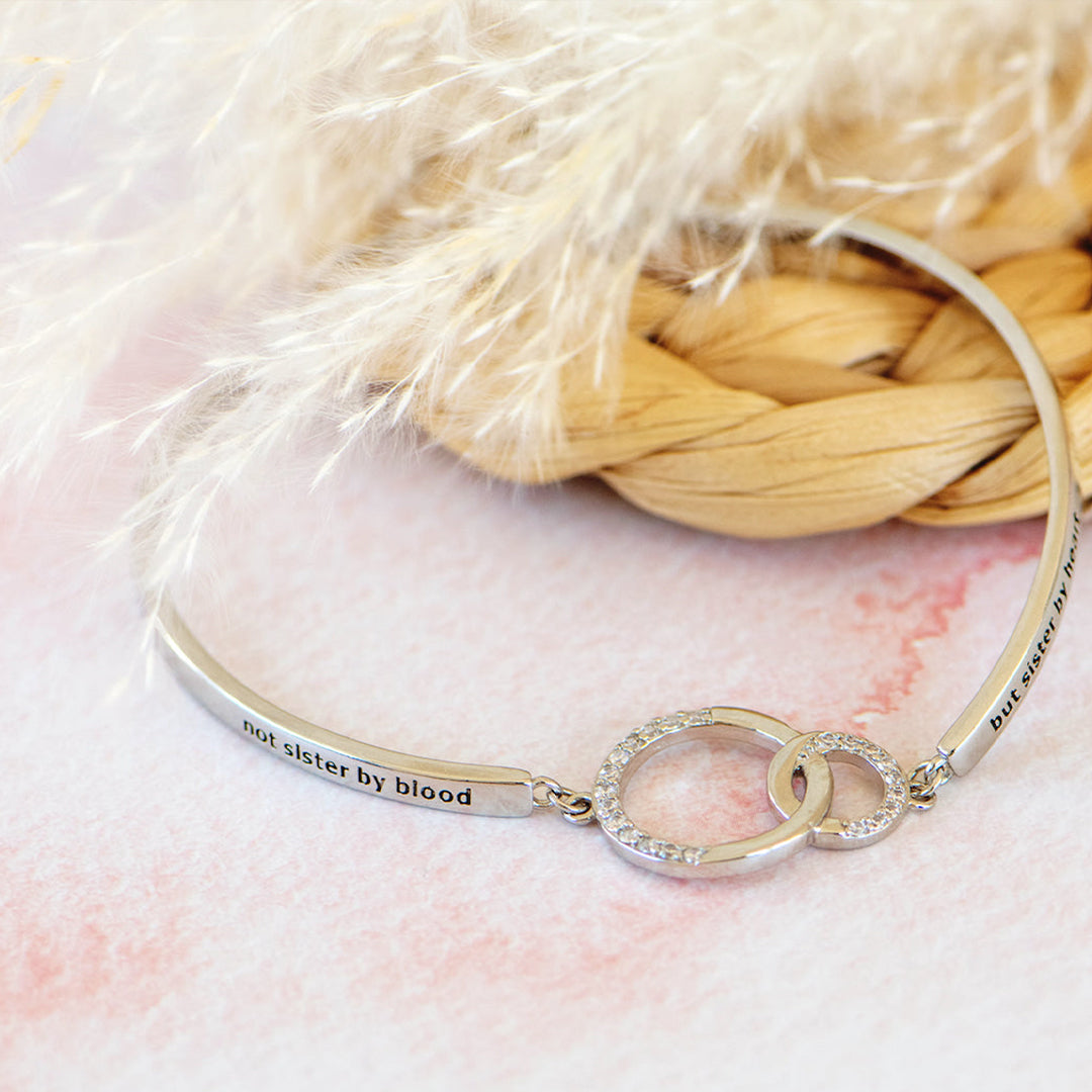 Not Sisters By Blood But Sisters By Heart Bracelet
