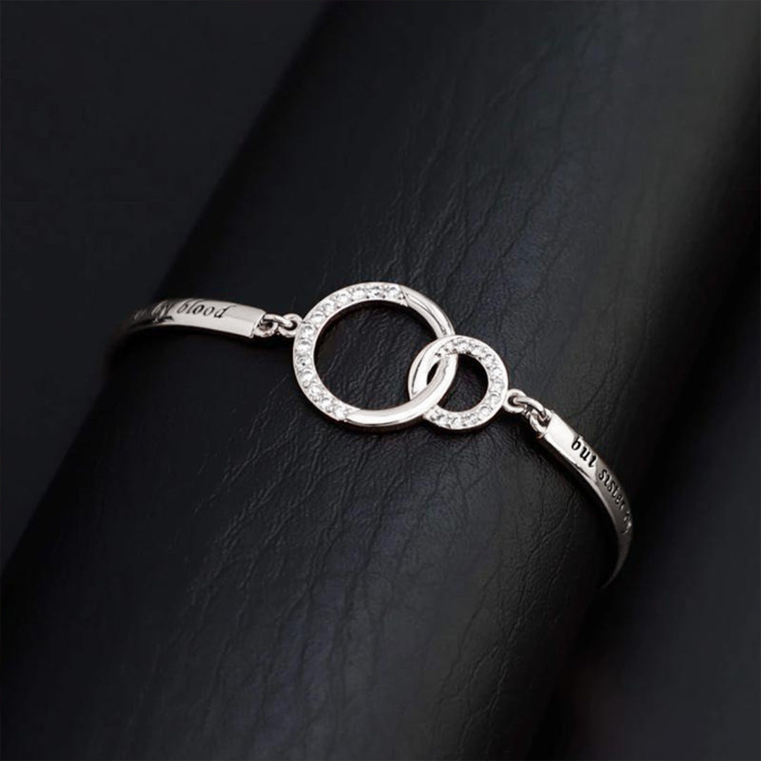 Not Sisters By Blood But Sisters By Heart Bracelet