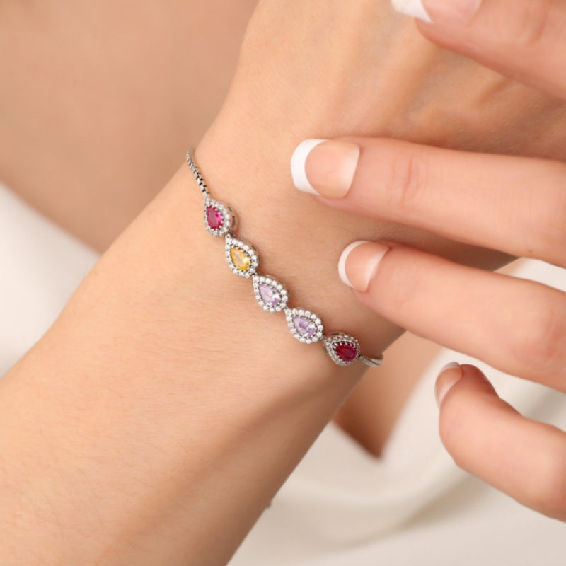 Customed Family Birthstone Bracelet