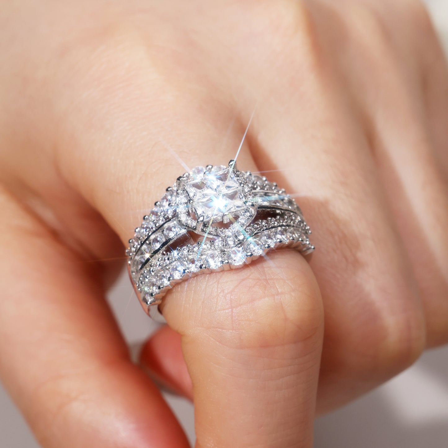 Square Five-in-One Ring 💓