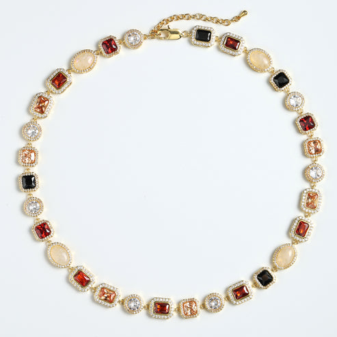 Royal Charm Gemstone Necklace