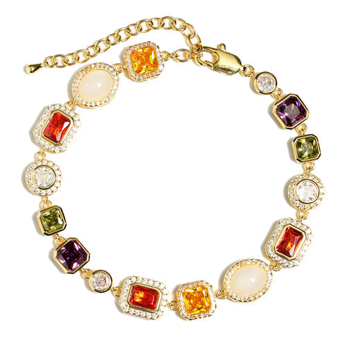 Rainbow Motif Gemstone Set
