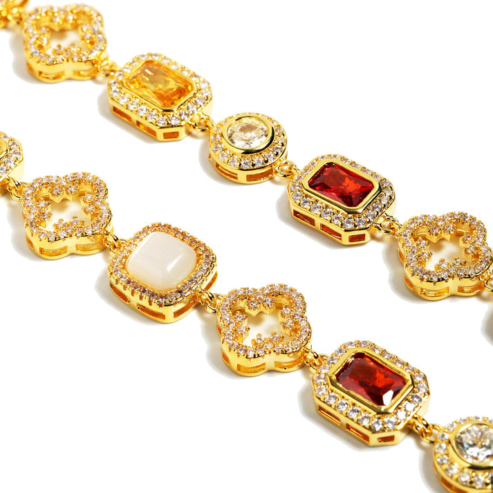 Bracelet unisexe en pierres précieuses du solstice 