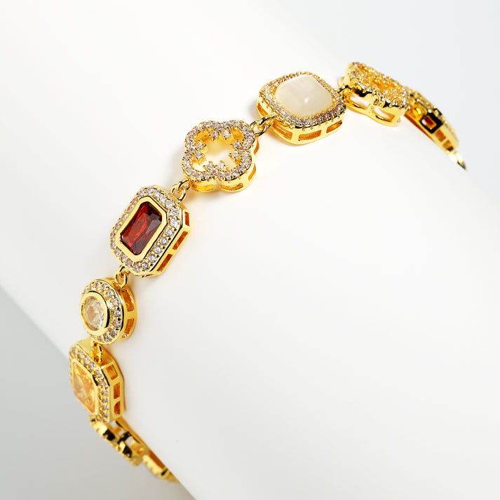 Bracelet unisexe en pierres précieuses du solstice 