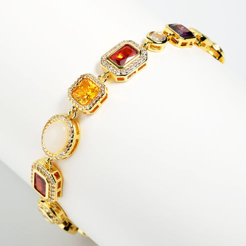 Rainbow Motif Gemstone Set