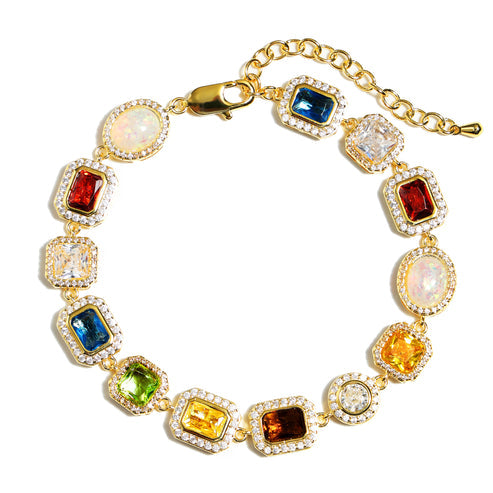 Collier de pierres précieuses glacées ❄️ 