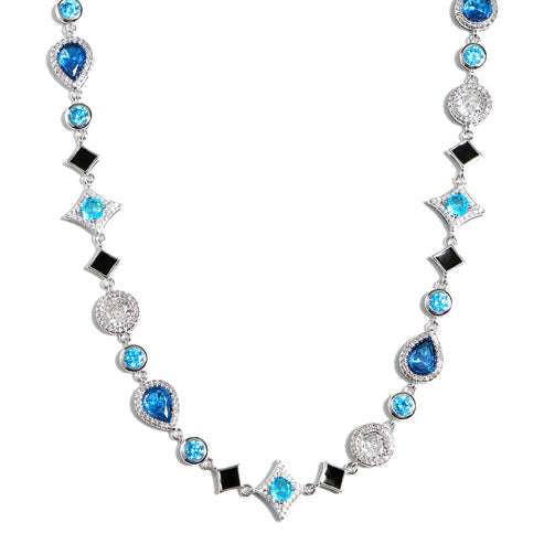 Star Celestial Motif Blue Gemstone Set