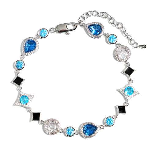 Star Celestial Motif Blue Gemstone Set