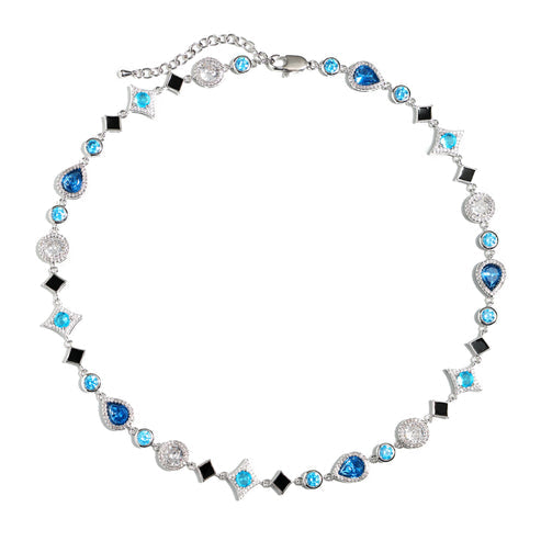 Star Celestial Motif Blue Gemstone Set