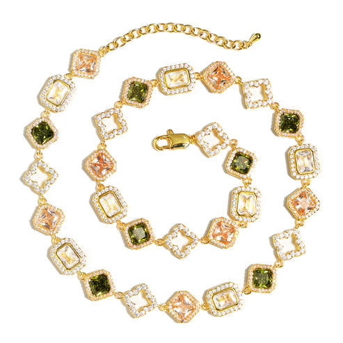 Collier unisexe en pierres précieuses Midas 
