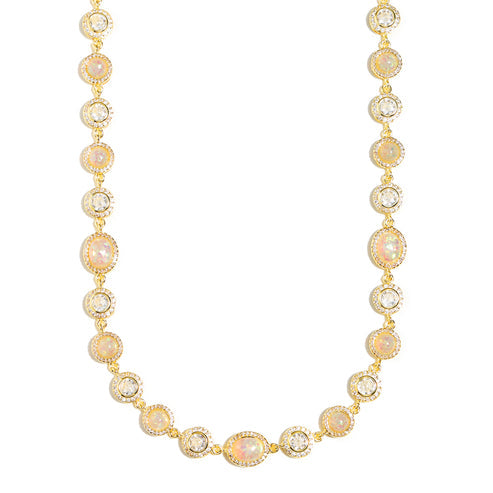 Collier de pierres précieuses glacées ❄️ 