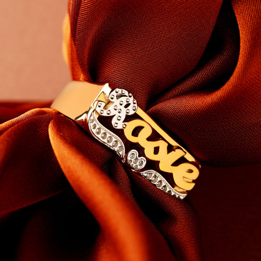 Bague avec nom personnalisé❤️ 
