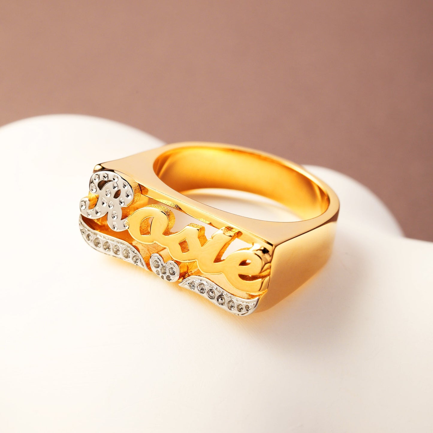 Bague avec nom personnalisé❤️ 