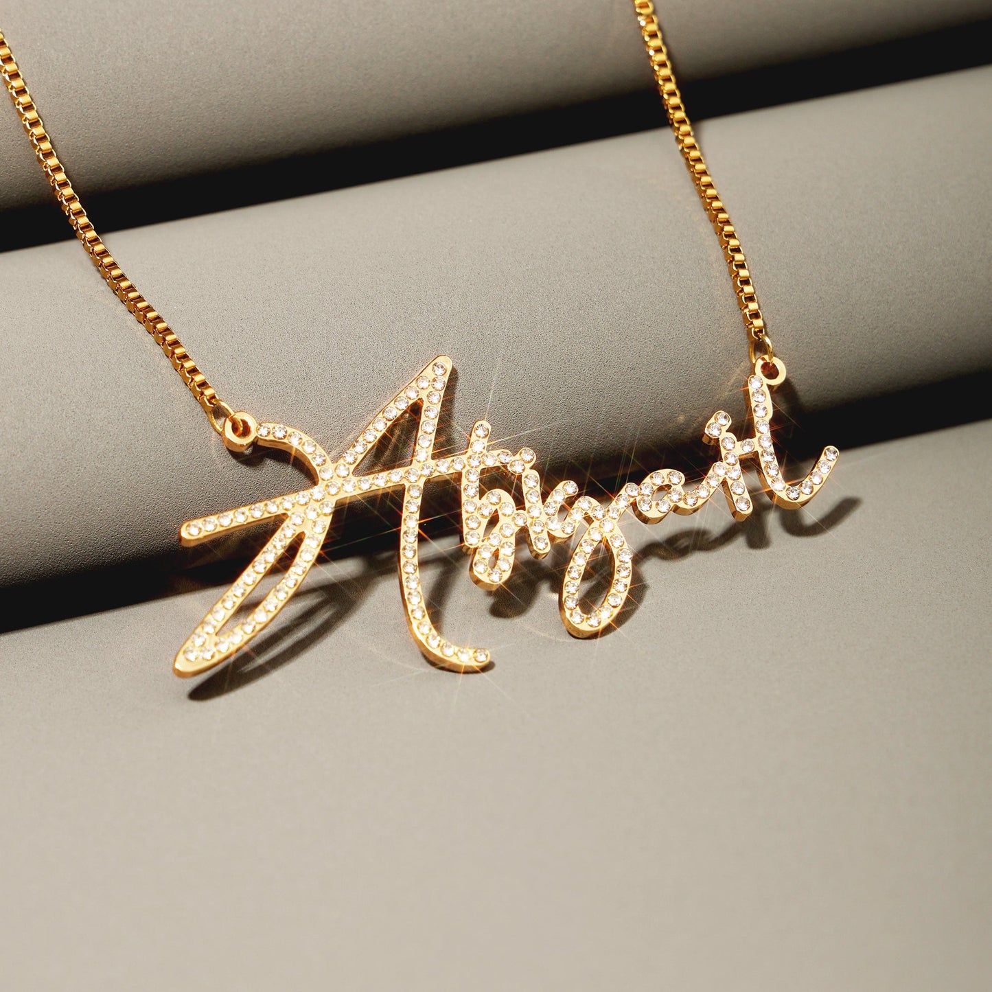 Custom Artistic Font Name Necklace