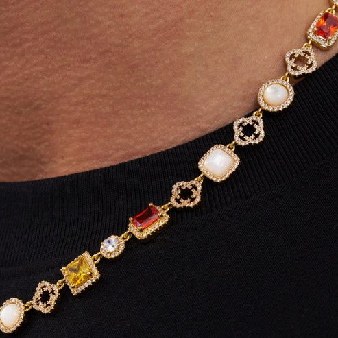 Iced ❄️Gemstone Solstice Necklace