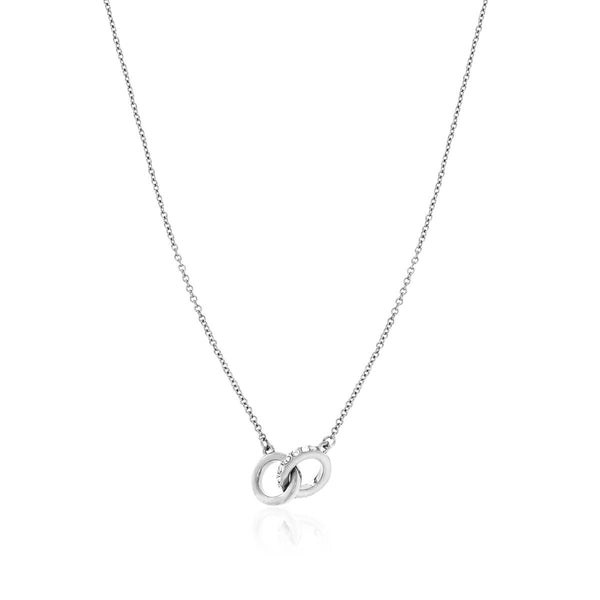 Interlinked Crystal Necklace