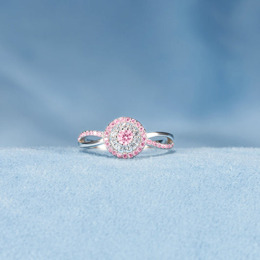 Custom Two Color Birthstone Ring