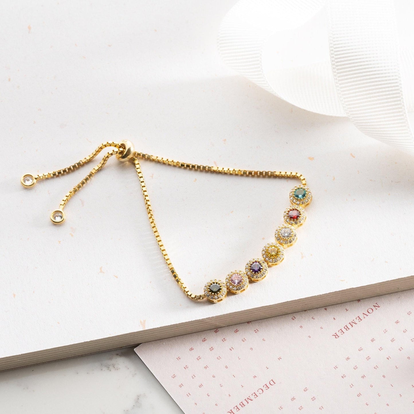 Personalized Birthstone Bracelet