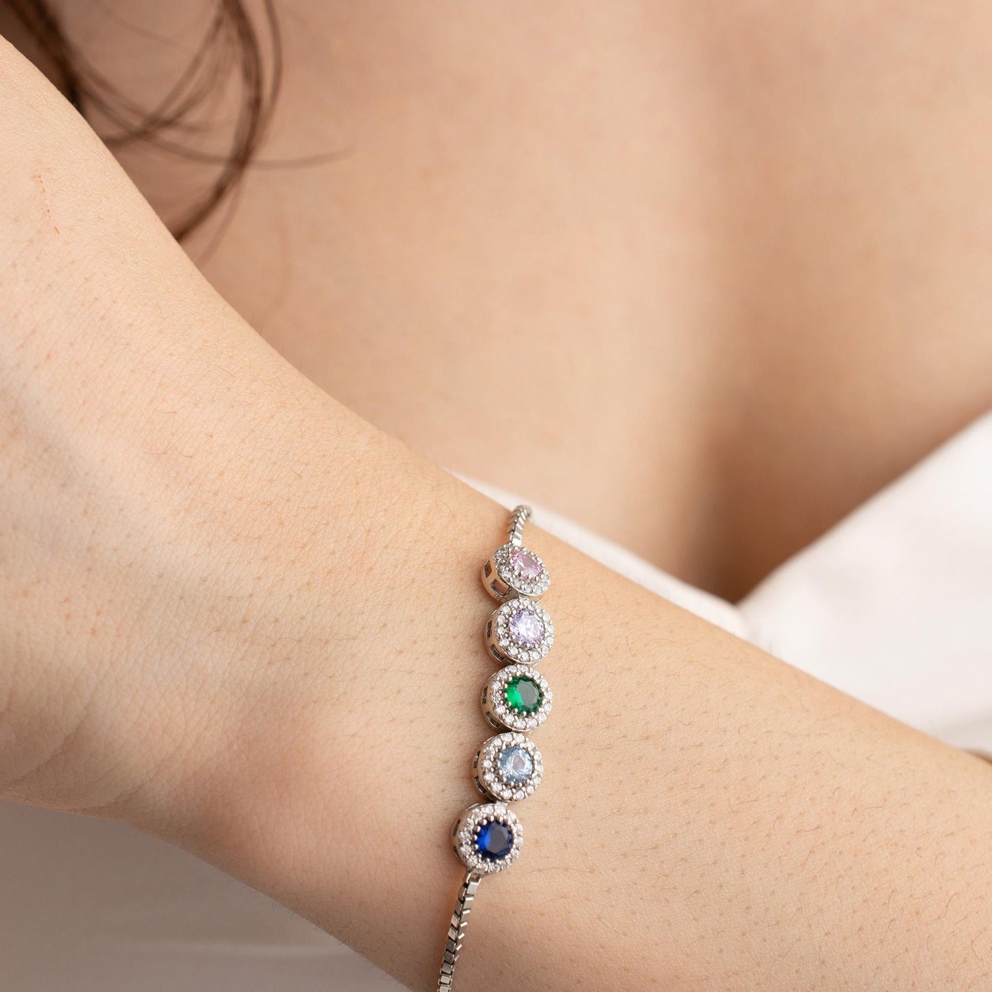 Personalized Birthstone Bracelet