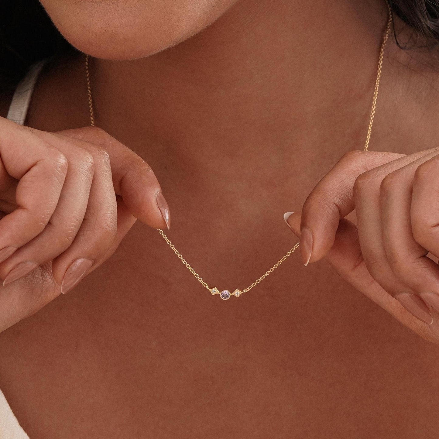 💎Tiny Diamond Necklace