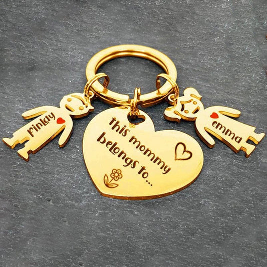 Personalized Family Name Keychain
